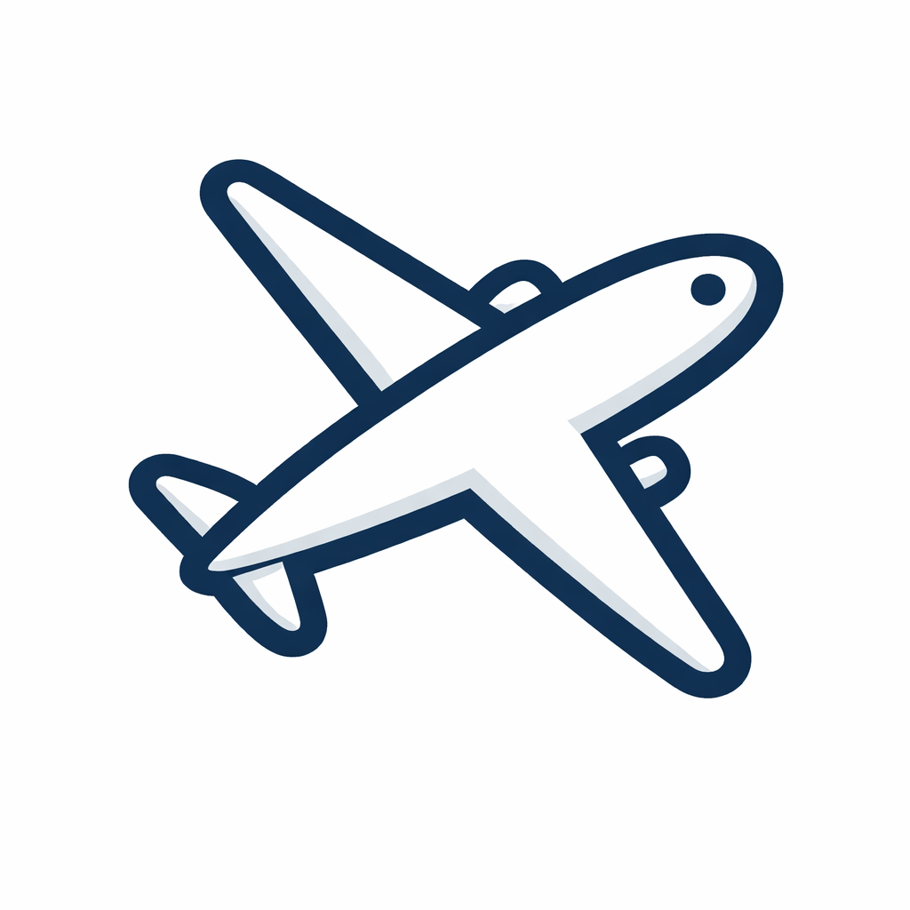 Immagine di un aeroplano bianco