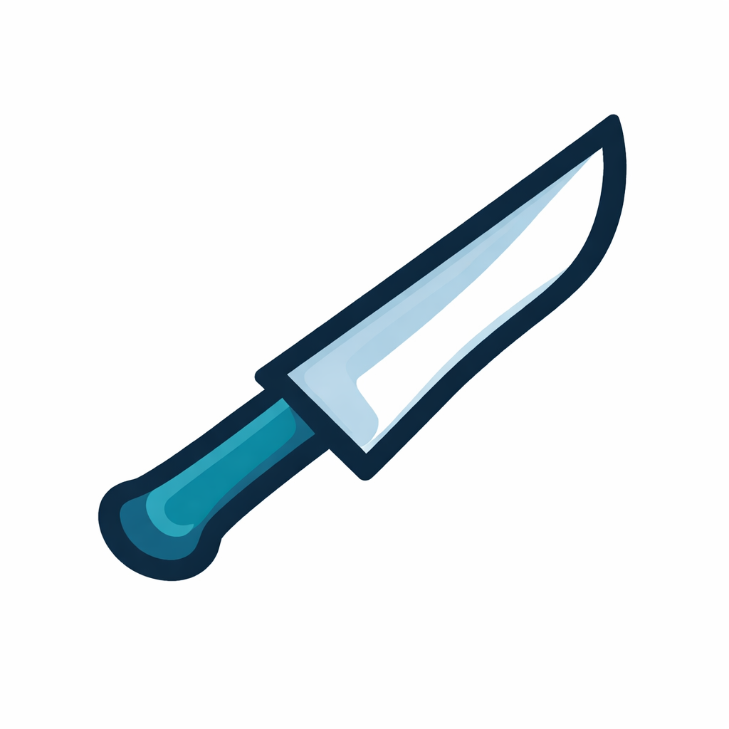 Immagine di un coltello affilato