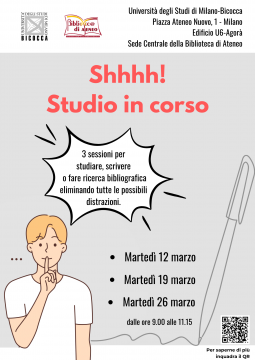 Shhhh! Studio in corso - Locandina