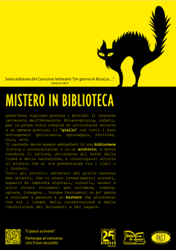 Concorso letterario 2023 - Mistero in Biblioteca