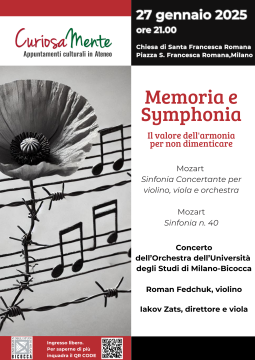 Locandina - Concerto Memoria e Symphonia
