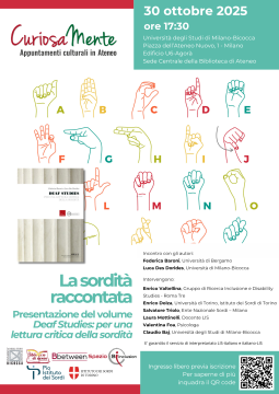 locandina Deaf Studies
