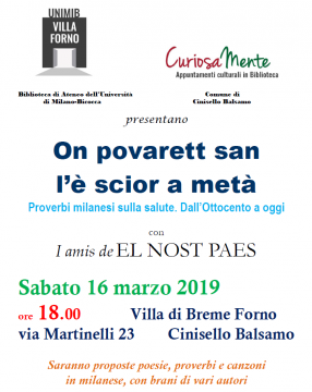 Locandina proverbi milanesi