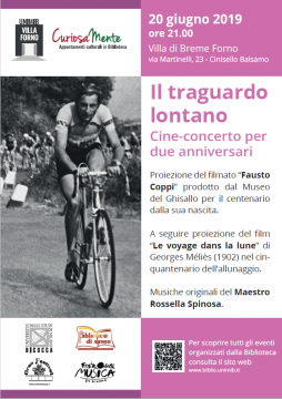 Locandina 20 giugno anniversari cine-concerti