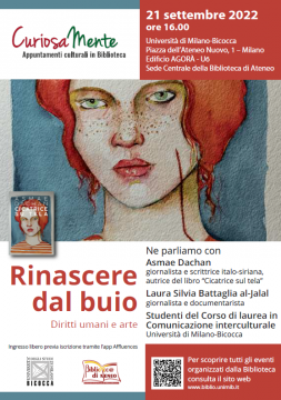 Locandina "Rinascere dal buio", 21 settembre 2022