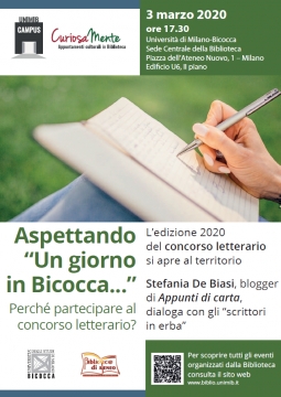 aspettando un giorno in bicocca