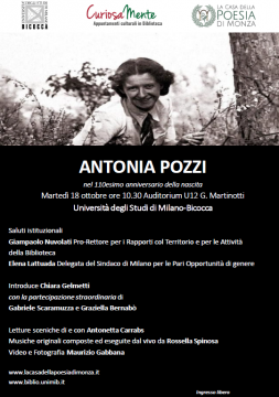 Locandina Antonia Pozzi