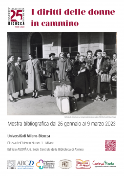 Locandina I diritti delle donne in cammino