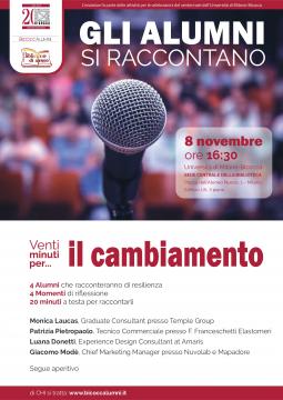 Locandina Alumni cambiamento
