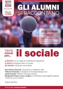 locandina alumni sociale
