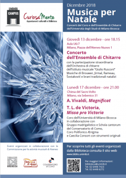 Locandina musica Natale