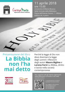 Locandina evento 11 aprile 2018