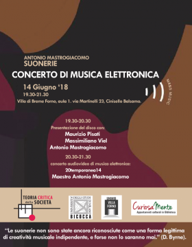 locandina musica elettronica