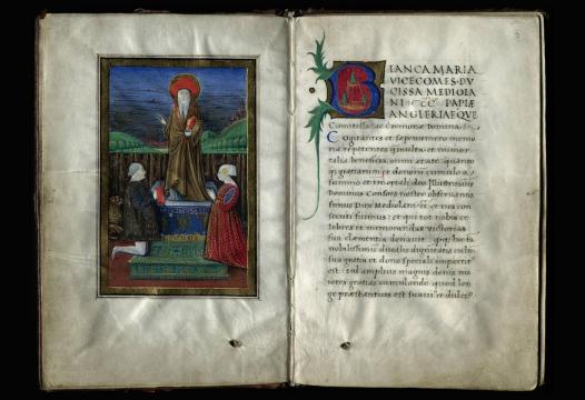 Codice miniato di Bianca Maria Visconti