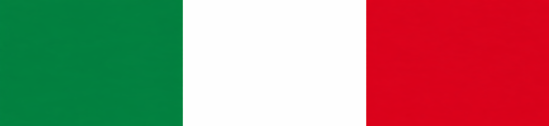 Italian flag banner